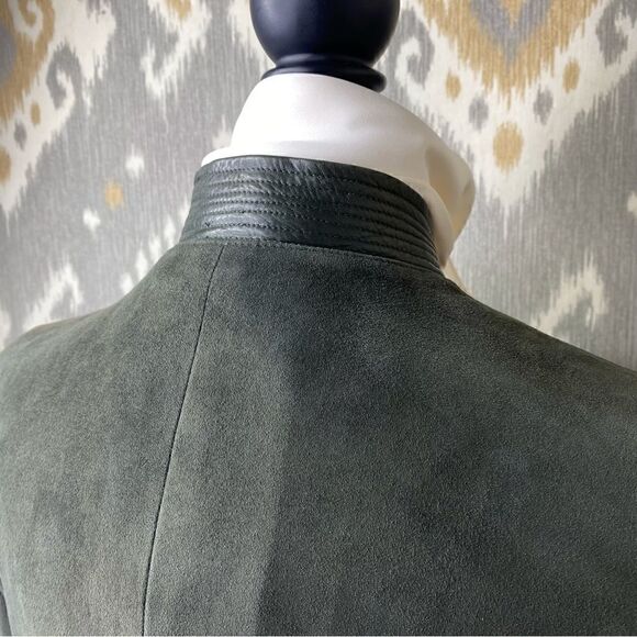 Ralph Lauren Fall 2006 Loden Lamb Suede 2-Piece Pant Suit - Picture 5 of 16